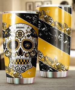 Bring Some Grunge to Your Drink with This Boston Bruins NHL Tumbler
