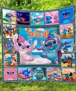 Bring some Disney magic to your bedding with this Lilo and Stitch inspired quilt