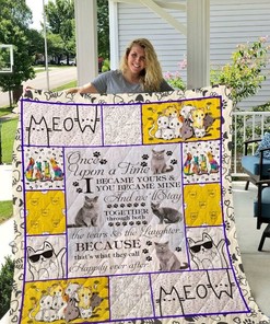 Bristish Short Hair Cat Once Upon A Time Quilt Blanket - A Beautiful Addition to Your Quilt Bedding Set