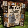 British Short Hair Cat Is The Reason I Wake Up Every Morning Very Freakin' Early Every Morning Quilt Blanket