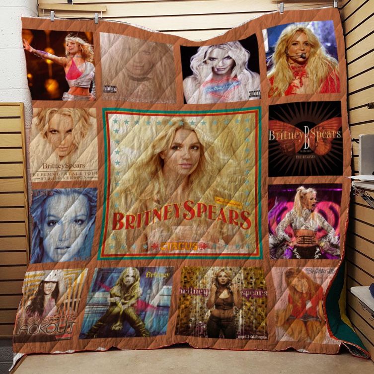 Britney Spears Bed Set Twin with Quilt Blanket