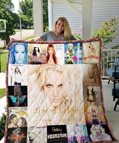 Britney Spears Co Poster Quilt Bedding Set