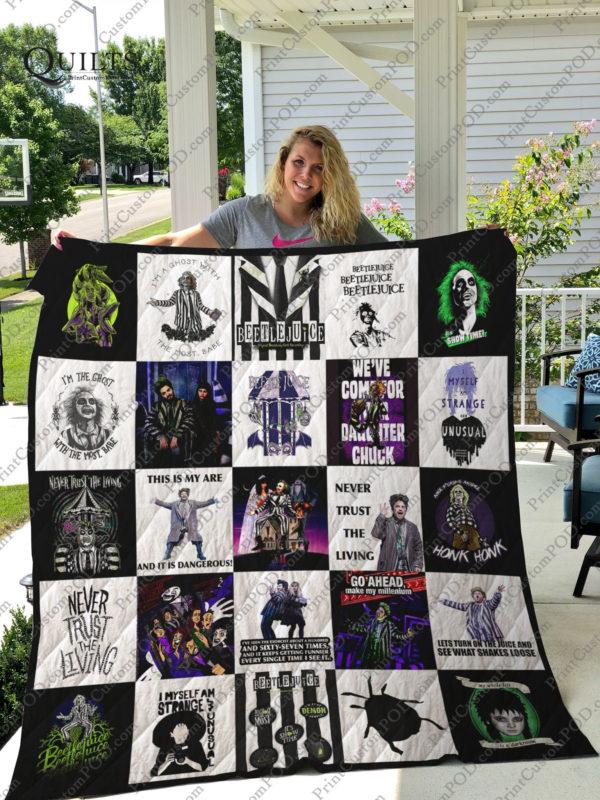 Broadway -Beetlejuice (musical) Quilt Blanket ver 25 with Quotes, Bed Set Vintage