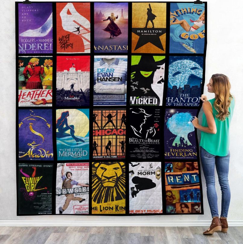Broadway Quilt Bedding Set - Bring the magic of Broadway home with this Broadway quilt bedding set