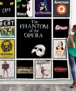 Broadway Shows For Fans Quilt Bedding Set with Style