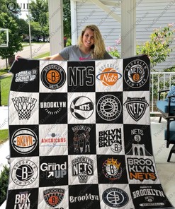 Brooklyn Nets Collection Quilt Blanket - Brooklyn Nets Fans Will Love this Collection Quilt Bedding Set