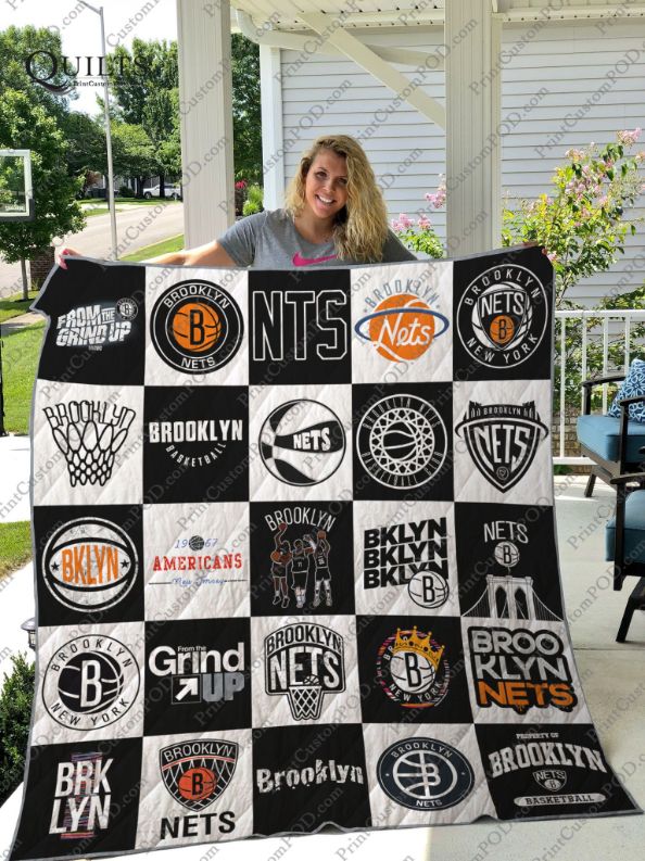 Brooklyn Nets Collection Quilt Blanket - Brooklyn Nets Fans Will Love this Collection Quilt Bedding Set