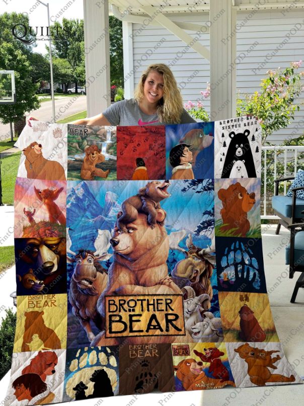 Brother Bear Disney Movie Quilt Bedding Set for Fans