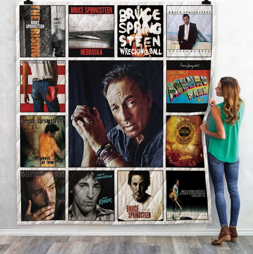 Bruce Springsteen Album 2 Quilt Blanket - Best Gift for Springsteen Fans