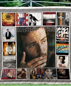 Bruce Springsteen Best Albums Quilt Blanket - Stay Cozy With Bruce Springsteen's Best Albums On This Soft Quilt Blanket