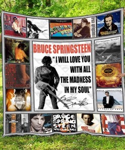 Bruce Springsteen Vintage Quilt Bedding Set