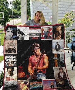 Bruce Springsteen's Greatest Hits Quilt Bedding Set for Fans Ver 17