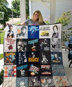 Bruce Springteen Collection Together Than The Rest Quilt Bedding Set for Fans of the Singer