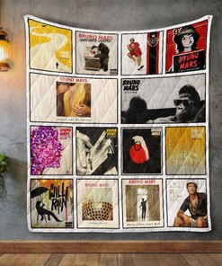 Bruno Mars Album Quilt Bedding Set