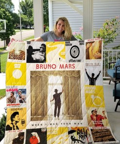 Bruno Mars Fans Collected Quilt Bedding Set