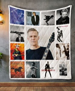 Bryan Adams Vintage Albums Quilt Bedding Set - A Classic Addition to Your Bedroom