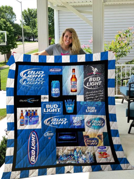 Bud Light Quilt Bedding Set DUP for Fans