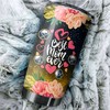 Buffalo Sabres NHL Tumbler - Best Mom Ever Cool Flower Tumbler - G Fanatics