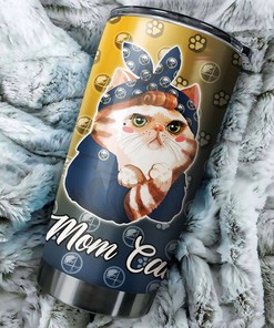 Buffalo Sabres NHL Tumbler - Cat Mom Design Tumbler