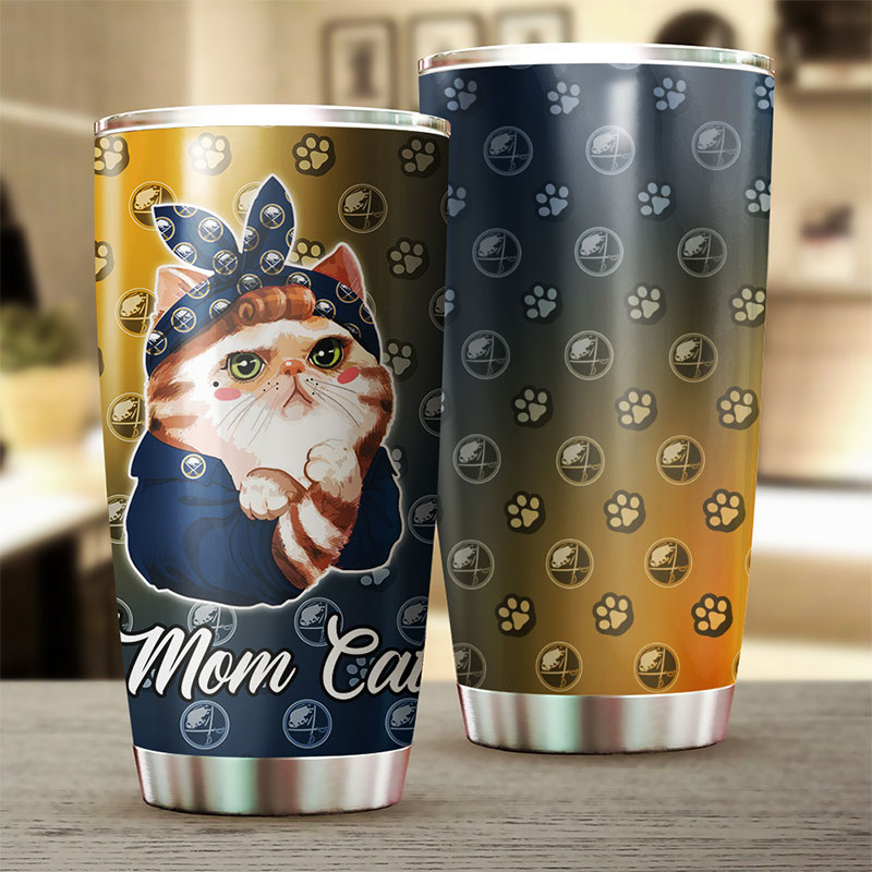 Buffalo Sabres NHL Tumbler - Cat Mom Design Tumbler - Image 2