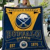 Buffalo Sabres Quilt Blanket LC1 - Personalized Gift for Hockey Fans
