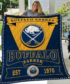 Buffalo Sabres Quilt Blanket LC1 - Personalized Gift for Hockey Fans