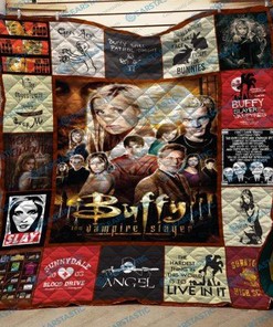 Buffy Quotes Quilt Bedding Set - Relive Your Favorite Moments from the Show