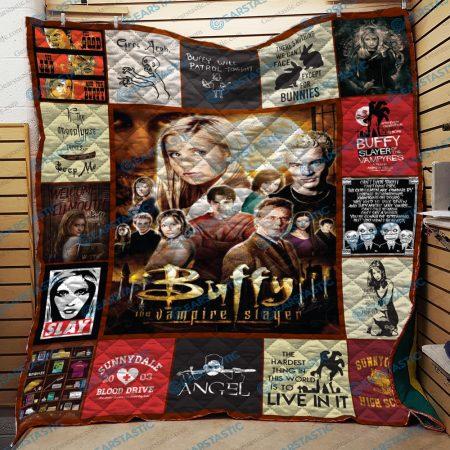 Buffy Quotes Quilt Bedding Set - Relive Your Favorite Moments from the Show