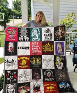 Buffy The Vampire Slayer T-Shirt Fan Inspired Quilt Bedding Set