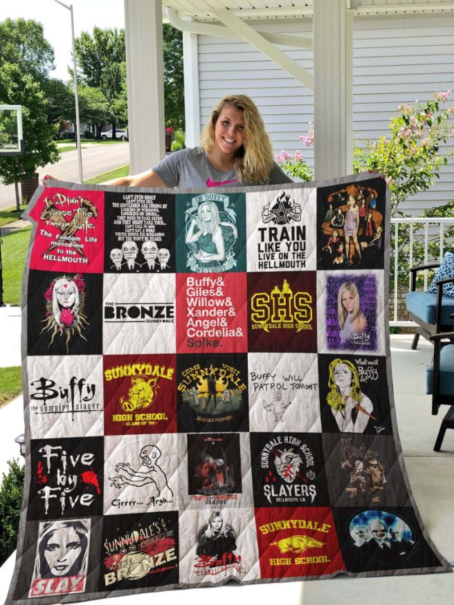 Buffy The Vampire Slayer T-Shirt Fan Inspired Quilt Bedding Set