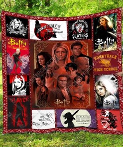 Buffy The Vampire Slayer Vintage Quilt Blanket Bed Set for Fans