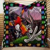 Bugs Bunny Cartoon Character Quilt Blanket: Retro Cartoon Fun in Your Room
