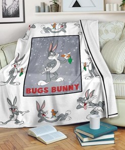 Bugs Bunny Looney Tunes Cartoon Fleece Blanket: A Cozy Gift for Fans of the Classic Cartoon
