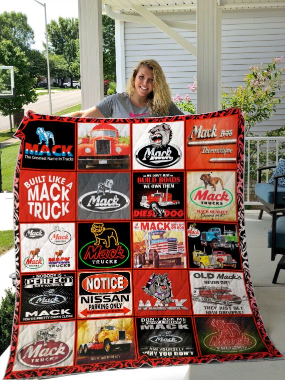 Built Like A Mack Truck Tough Quilt Bedding Set