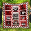 Bulldogs Ncaa Georgia Bulldogs Combined Combined Quilt Blanket - the Perfect Gift for Fans