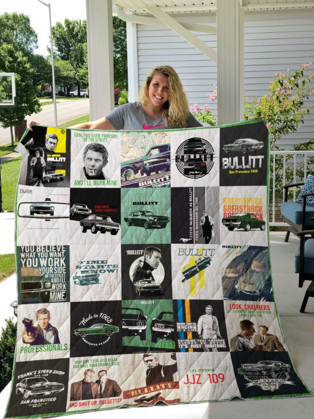 Bullitt Faster Than Ever Quilt Bedding Set