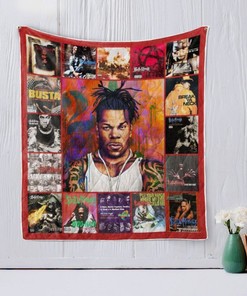 Busta Rhymes Vintage Quilt Bedding Set for Fans of the Rapper