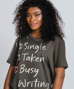 Busy Writing Funny Unisex Shirt - Novelist and Author Shirt, Funny Writer Gift for Movie Fans