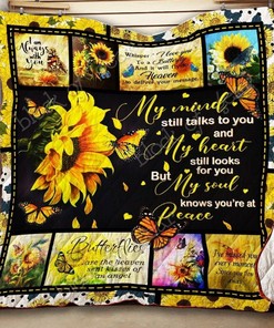 Butterflies in Your Heart Remembrance Thh993 Quilt Blanket