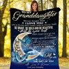 Butterfly Fleece Blanket Quilt Blanket For Granddaughter I Love You To The Moon And Back
