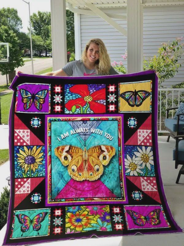Butterfly Themed Quilt Blanket Baby or Kids Bed Set to Keep in Touch