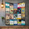 C. S. Lewis Books Quilt Blanket - Journey to Narnia for Bookworms