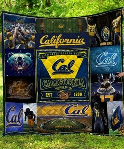 Cal EST 1868 California Golden Bears Ncaa Quilt Bedding Set Vintage