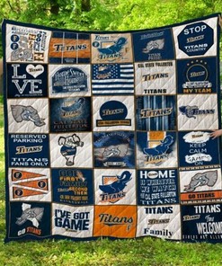 Cal State Fullerton Titans NCAA Quilted Bedding Set for a Sporty and Chic Look