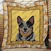 Calico Dog Quilt Blanket - A Furry Friend for Animal Lovers
