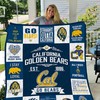 California Golden Bears Collection Quilt Bedding Set for Sports Fans
