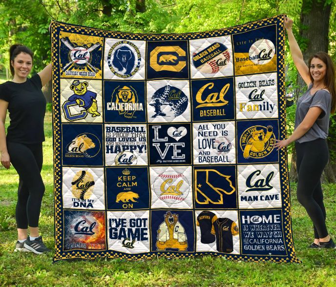 California Golden Bears Vintage Quilt Blanket with Comfortable Material and Unique Design