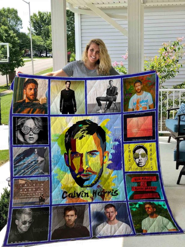 Calvin Harris Collection Quilt Bedding Set for Music Fans