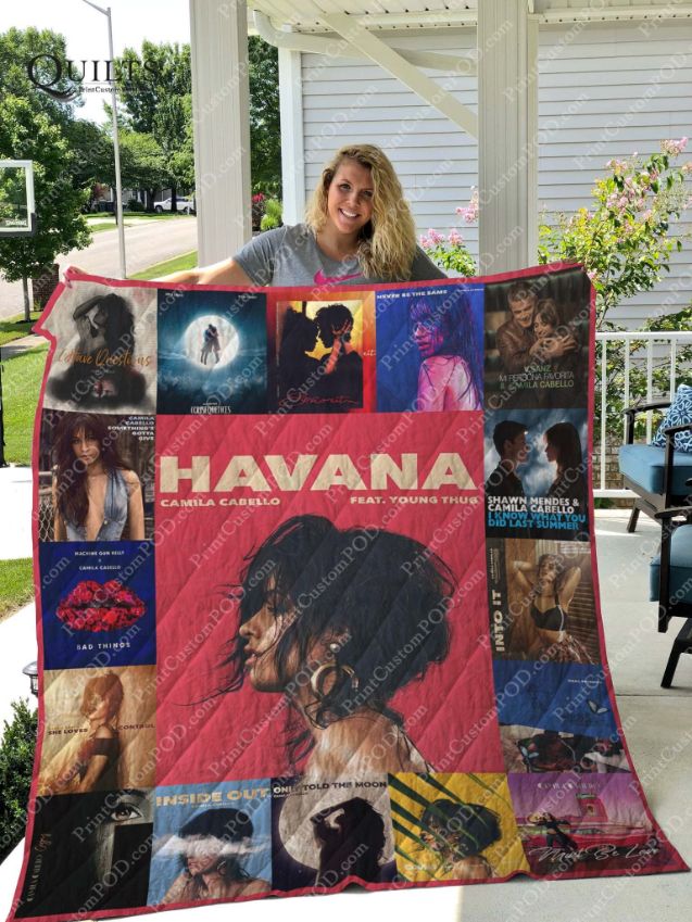 Camila Cabello Fans Collected Quilt Bedding Set
