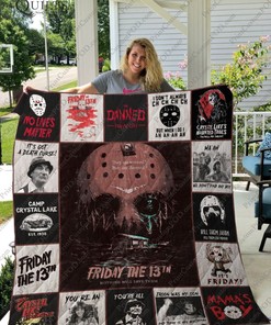 Camp Crystal Lake Friday The 13th Collection Quilt Bedding Set for Teens
